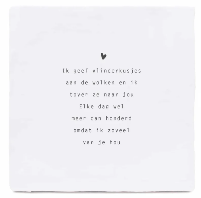 Wanneer alleen de liefde overblijft..