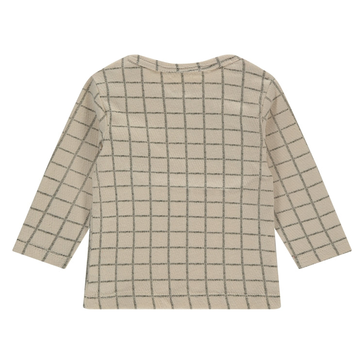 A Tiny Story Baby Longsleeve Groen Geruit in maat 44,50,56,62,68,74 