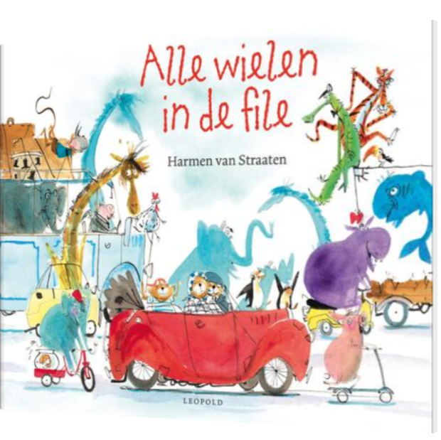 Het voorleesboek Alle Wielen in de File