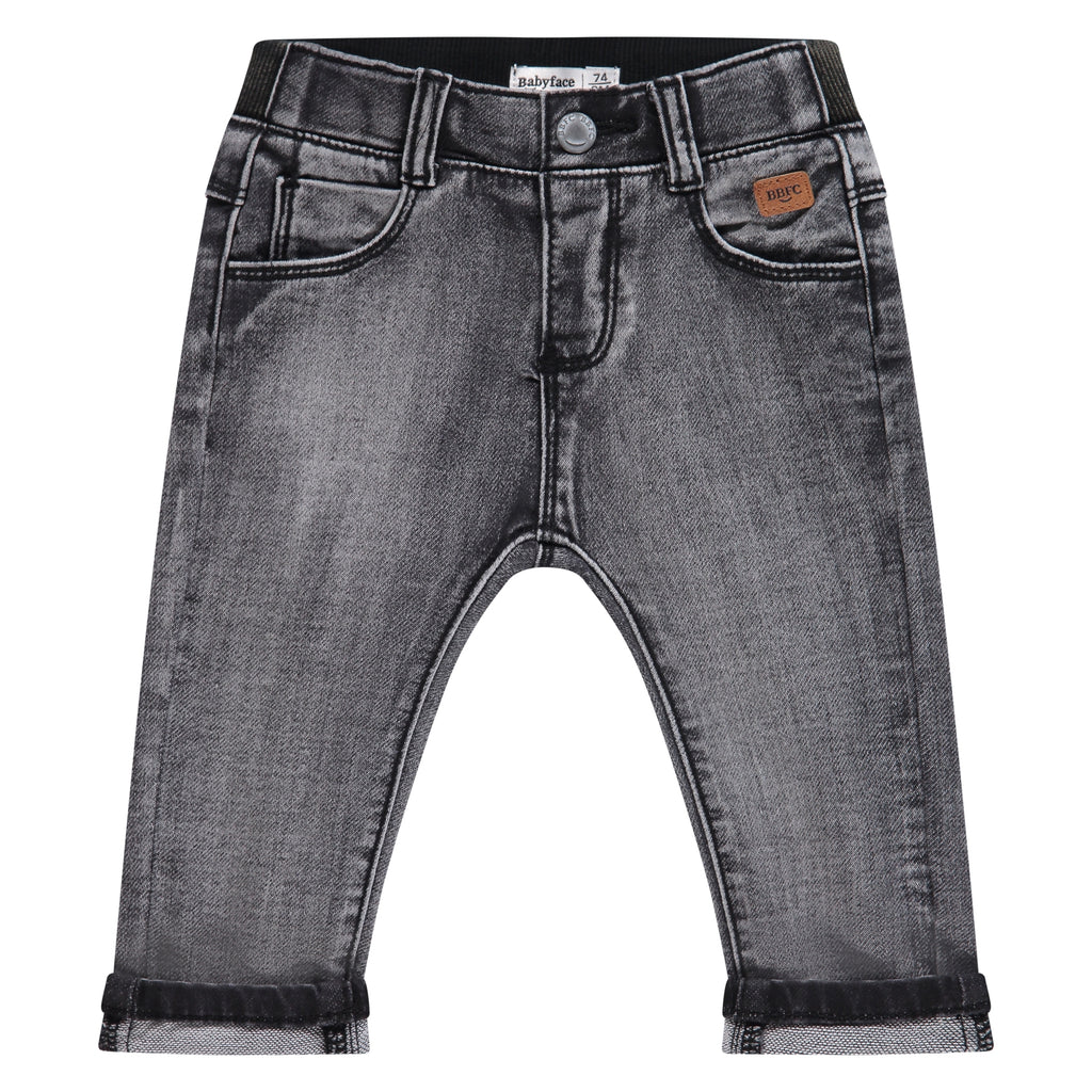 Babyface - Boys - Denim broek - Jogg - Dark Grey in maat 62,68,74,80,86.