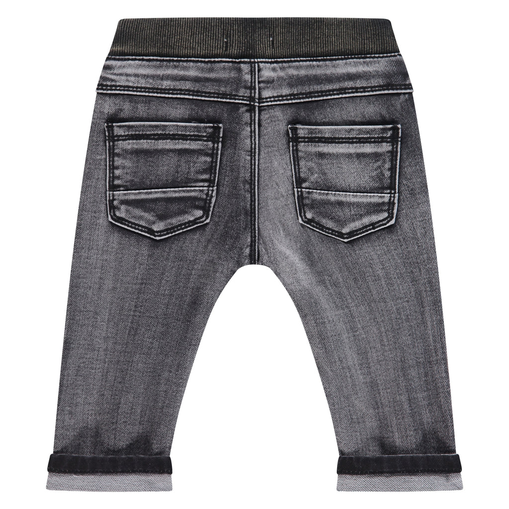 Babyface - Boys - Denim broek - Jogg - Dark Grey in maat 62,68,74,80,86.