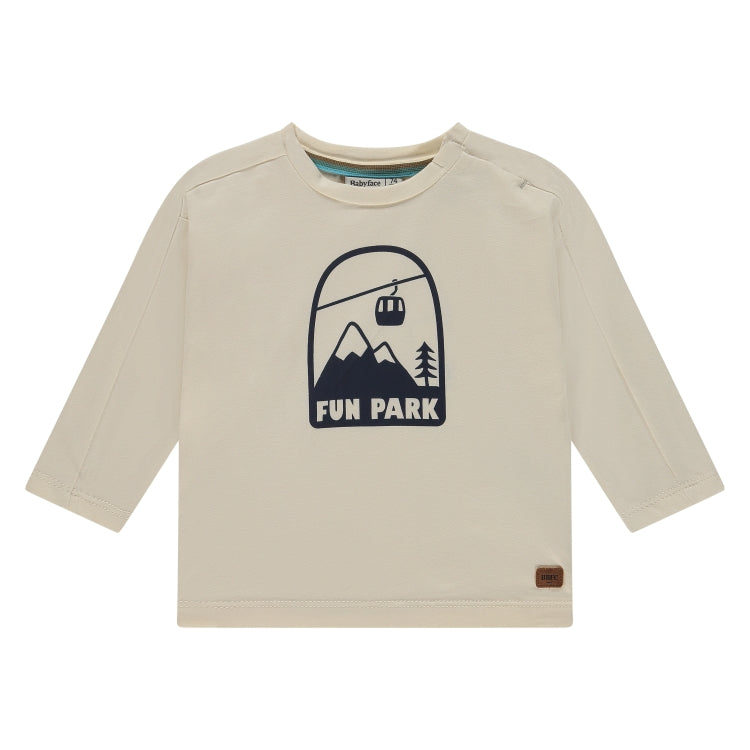 Babyface Boys Longsleeve Offwhite Mountain in maat 62,68,74,80,86