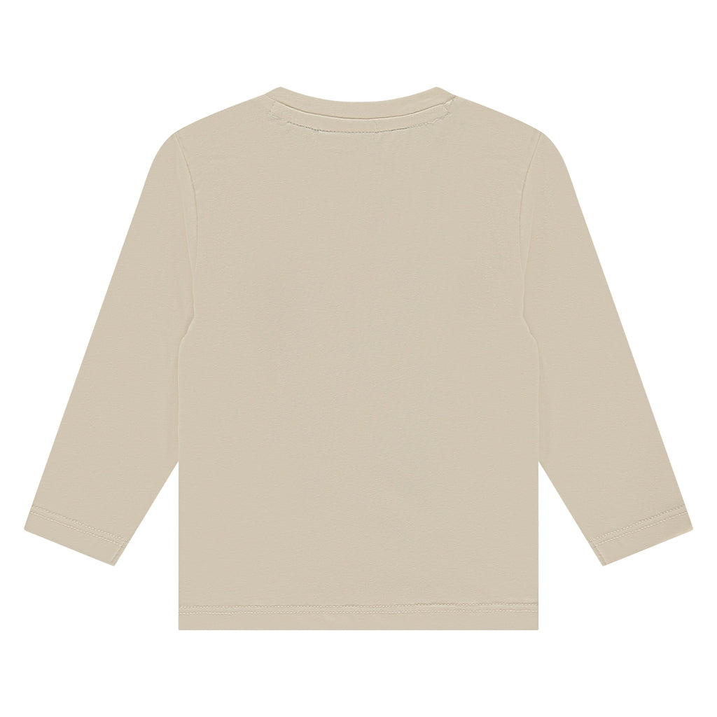 Babyface Boys Longsleeve met op de voorkant een konijntje op skies. In maat 56,62,68,74,80,86,92.