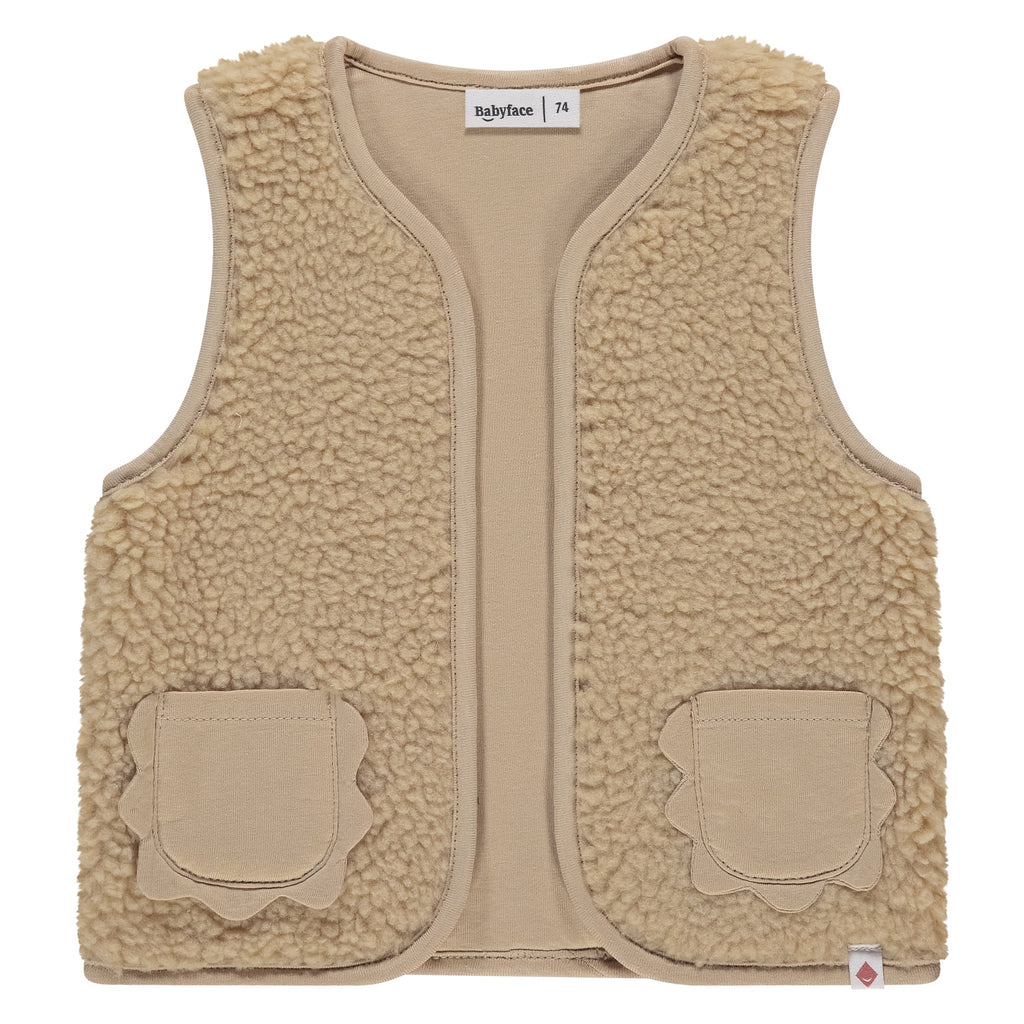 Babyface Gilet Nude  Maat 62,68,74,80,86