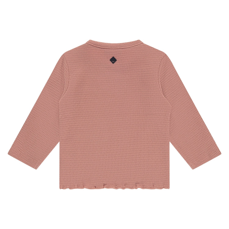 Babyface Girls Longsleeve Rouge Hartjes in maat 62,68,74,80,86