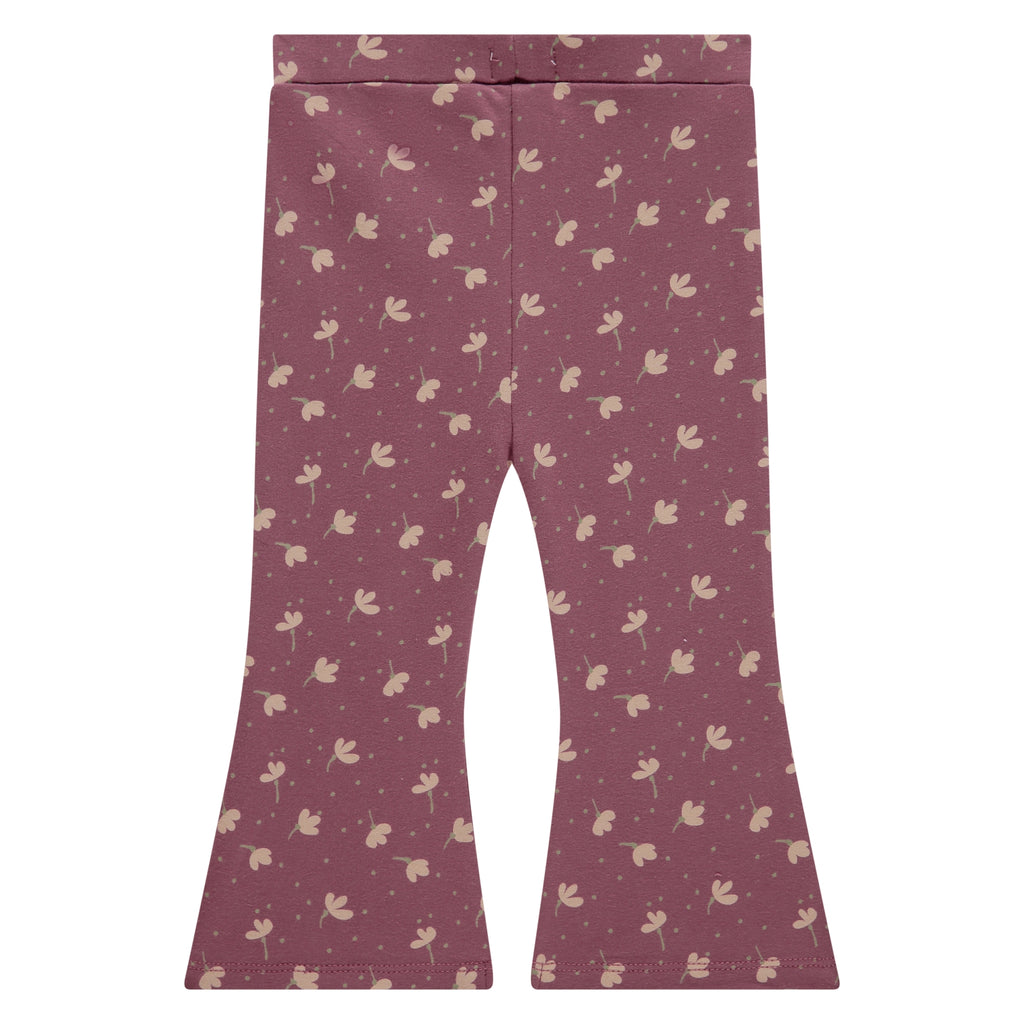Babyface baby girls flared pants burgundy flower in maat 62,68,74,80,86