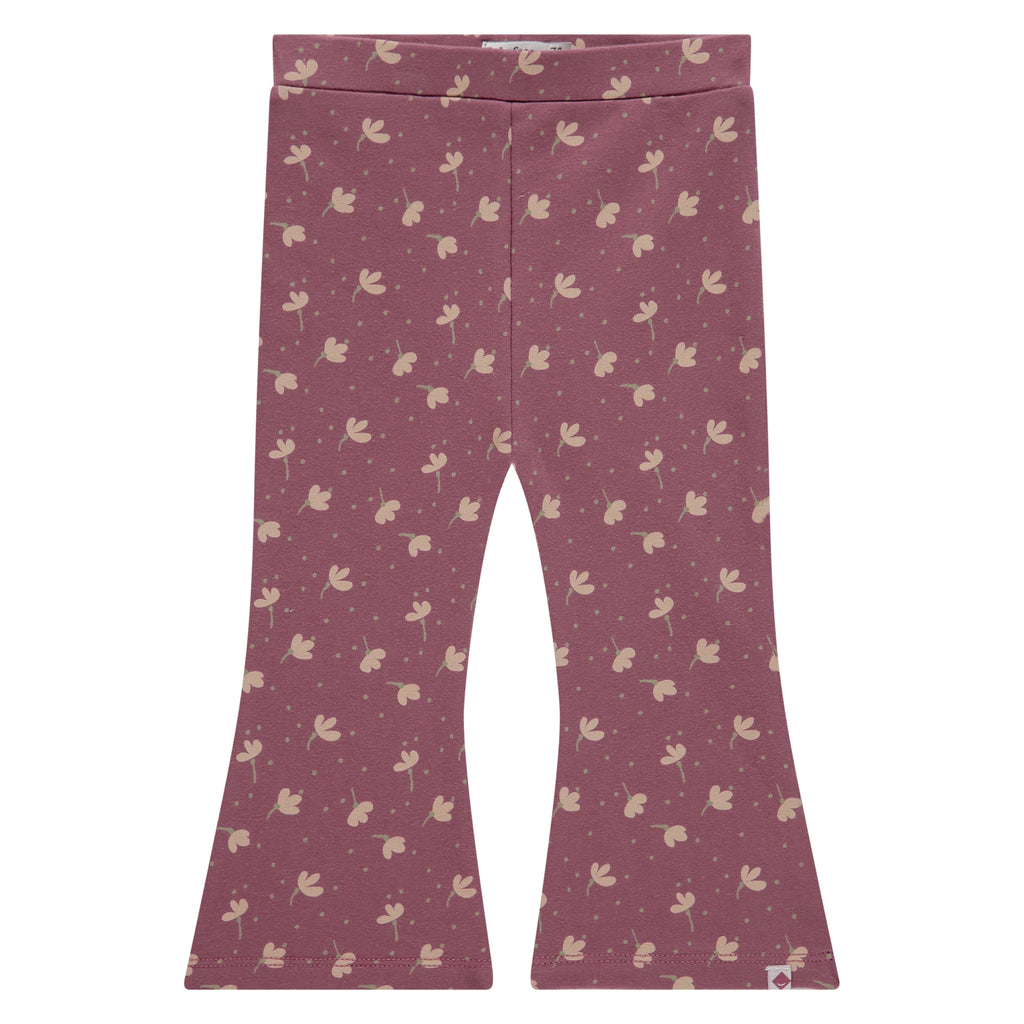 Babyface baby girls flared pants burgundy flower in maat 62 tot en met 86