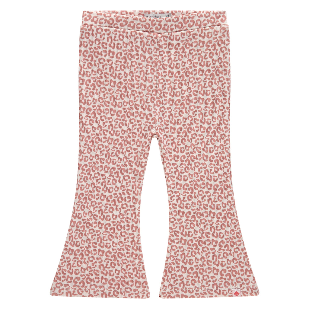 Babyface baby girls flared pants roze panter in maat 62,68,74,80,86,92