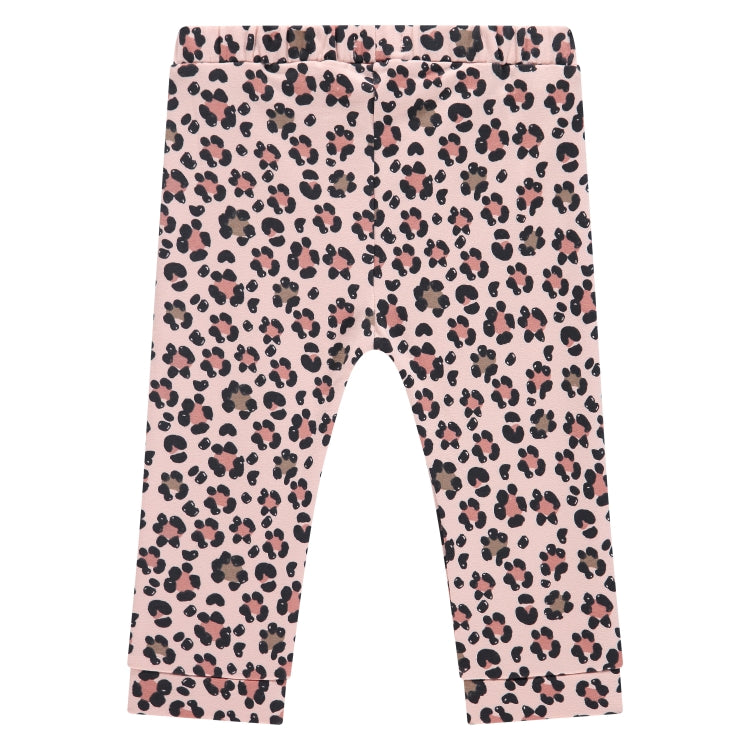 Babyface baby girls sweatpants roze panter print in maat 62,68,74,80,86,92