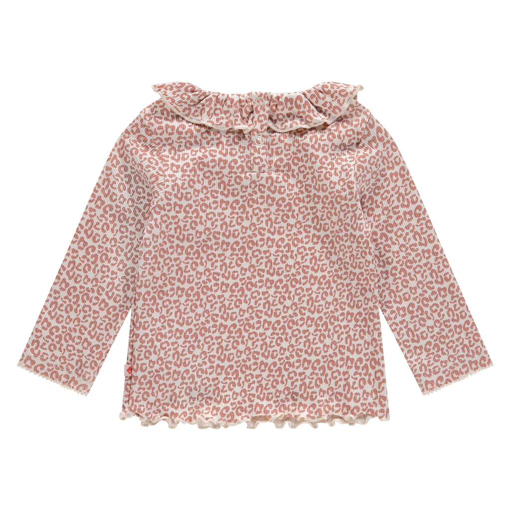 Babyface longsleeve roze panter in maat 62,68,74,80,86,92