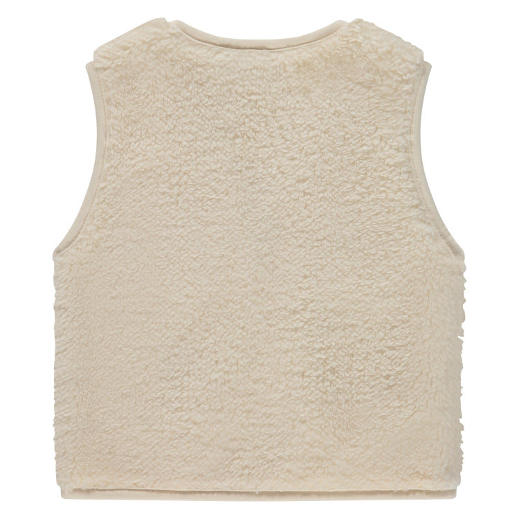 Babyface vestje teddy offwhite in maat 56,62,68,74,80,86,92. 