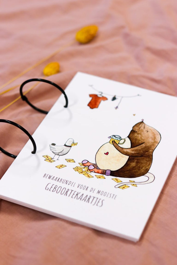 Bewaarbundel geboortekaartjes – mol