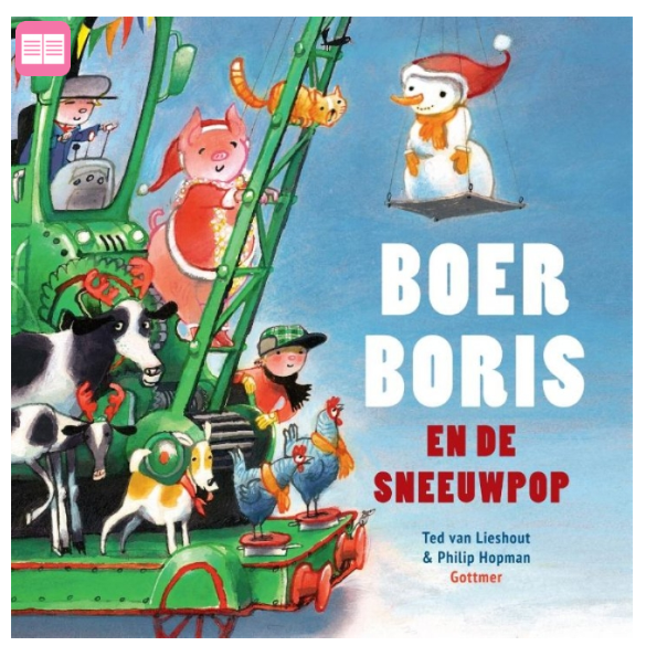 Het bekendste boertje van Nederland viert de feestdagen in 'Boer Boris en de sneeuwpop', het achttiende deel in de razend populaire prentenboekenreeks van Ted van Lieshout en Philip Hopman.