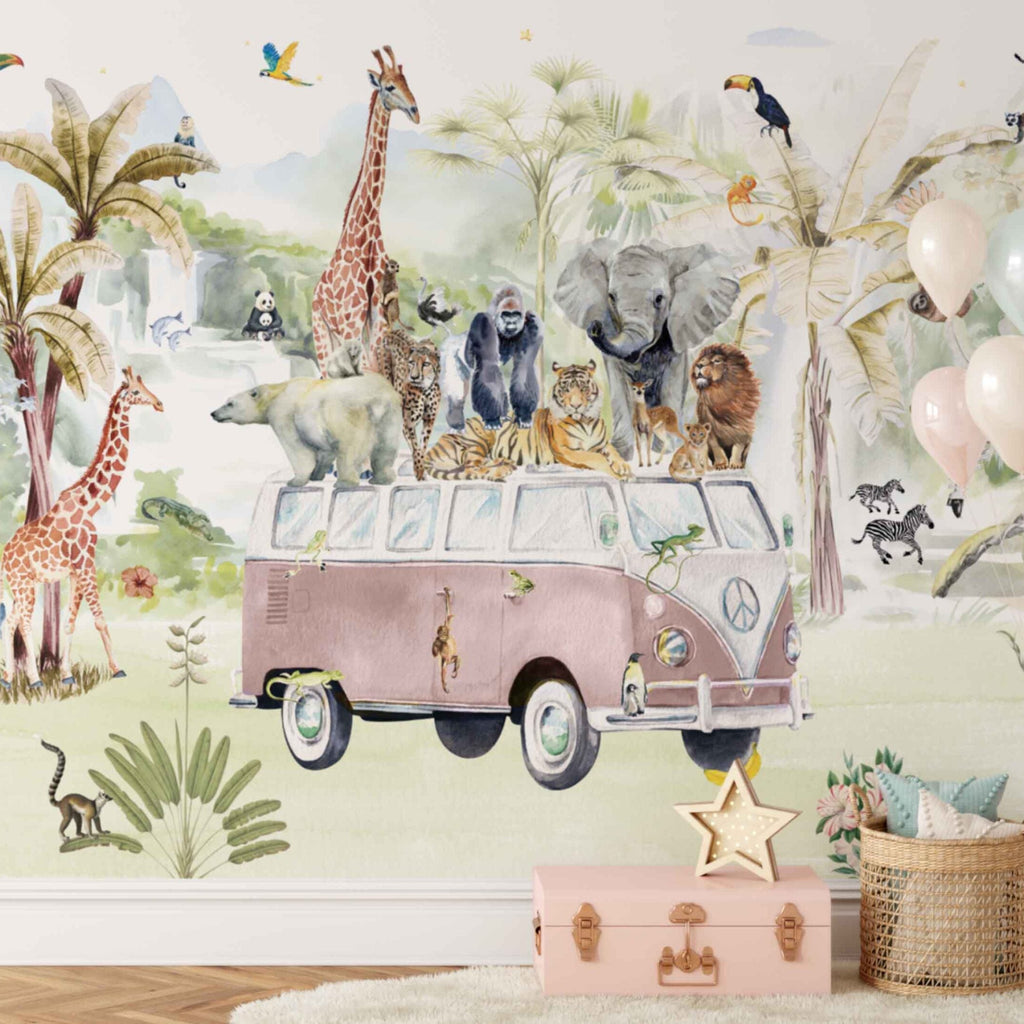 Fleur des Fleurs Behang  Bumpy Jungle in vlies en vinyl.