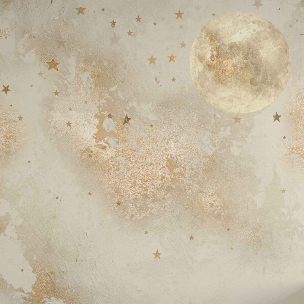 Fleur des Fleurs Behang Starny Sky Natural in vlies en vinyl.