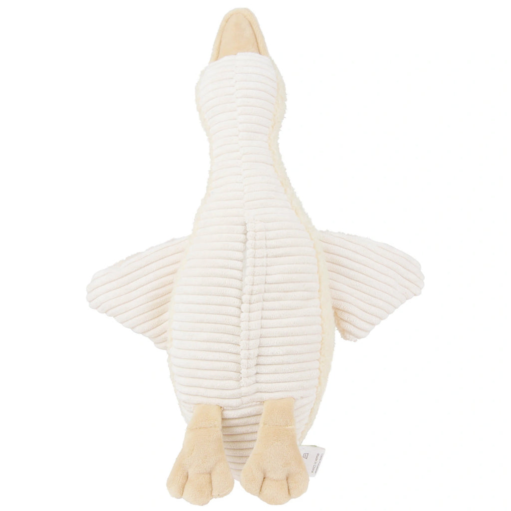 Flow Amsterdam Hartslag knuffel Liva Gans in het Beige en Off White. USB oplaadbaar.