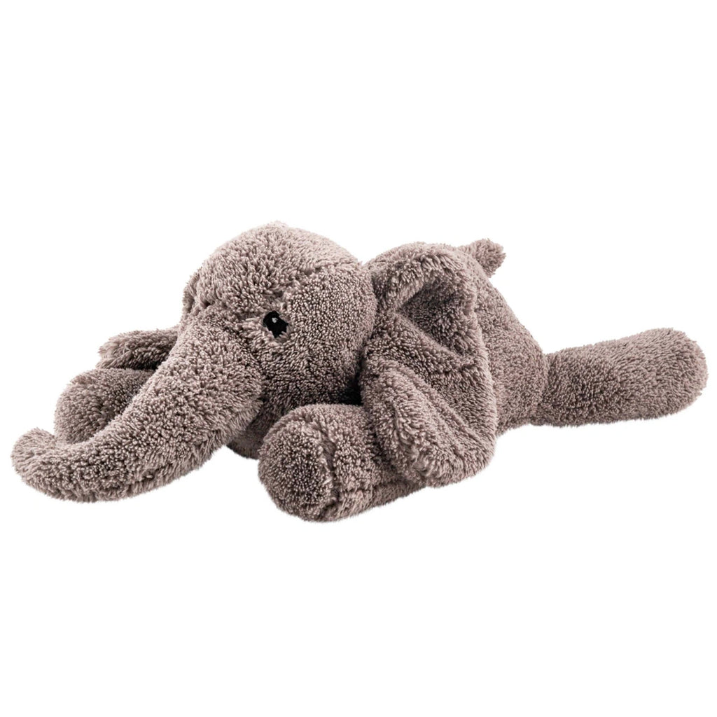 Flow Amsterdam Hartslag knuffel Olifant George in grijs en beige. USB oplaadbaar.