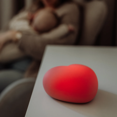Flow Amsterdam Nachtlampje Nursing Voedingslampje Ruby Dusty Pink. USB oplaadbaar.