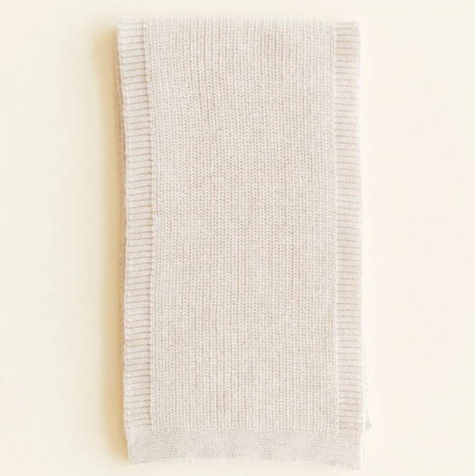 Hvid Sjaal Gustave Merinowol Cream