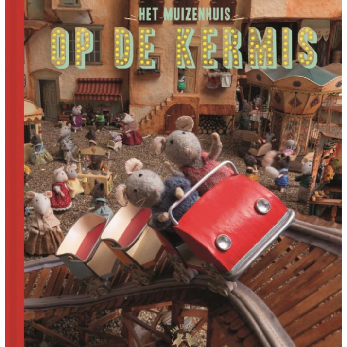 Prentenboek, Het is kermis in de stad in dit vierde deel uit de prentenboekenreeks over Het Muizenhuis. Sam en Julia gaan kijken naar hoe alle attracties worden opgebouwd. Er is een ballentent, een angstaanjagend spookhuis en een reusachtige achtbaan die zo hoog is dat hij wel tot de derde verdieping van het Muizenhuis reikt.