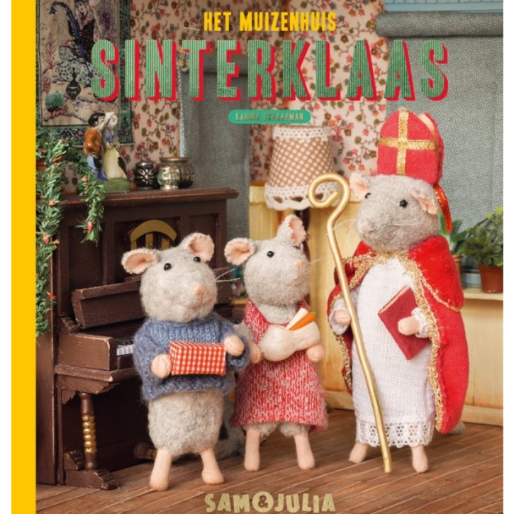 Voorleesboek, Sinterklaas brengt elk jaar een bezoek aan het muizenhuis en dat lees je in dit splinternieuwe prentenboek: 'Sinterklaas'.