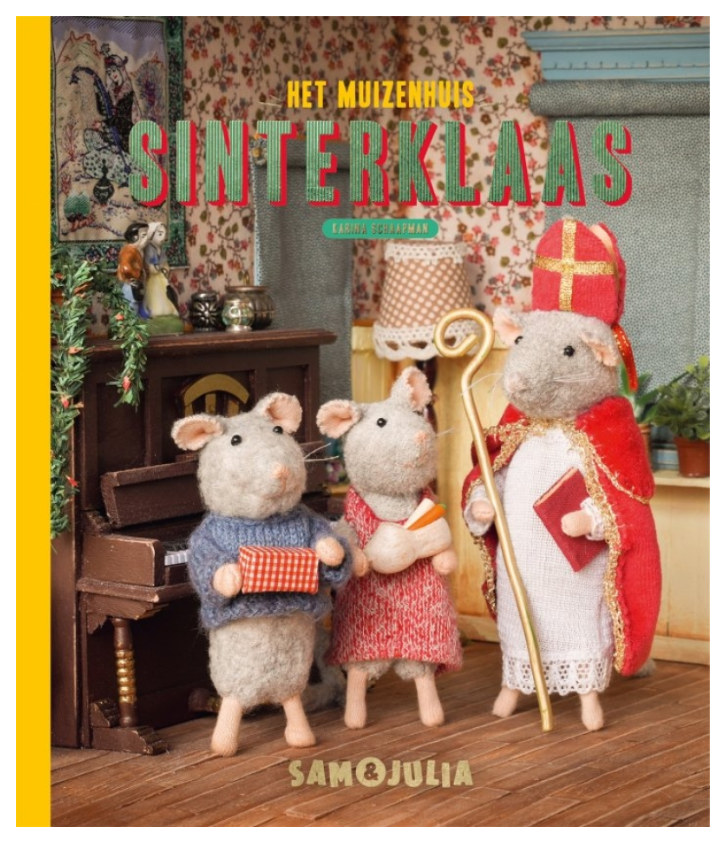 Voorleesboek, Sinterklaas brengt elk jaar een bezoek aan het muizenhuis en dat lees je in dit splinternieuwe prentenboek: 'Sinterklaas'.