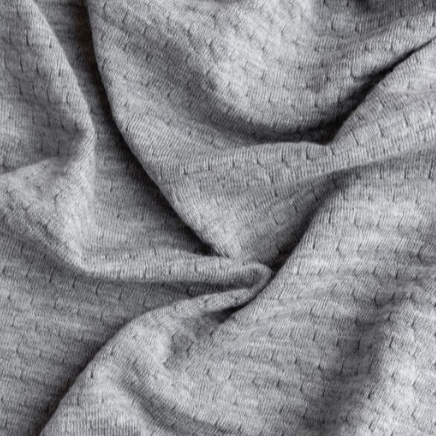 Hvid Baby Blanket Merinowol Frankie Grey Melange