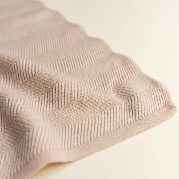 Hvid Merinowol Deken Freddie Oat