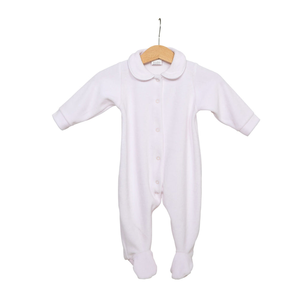 Living Nature Boxpakje Baby Roze velours met prachtige details. Ook verkrijgbaar in het blauw en beige. In de maten 0 maanden, 1 maand en 3 maanden.