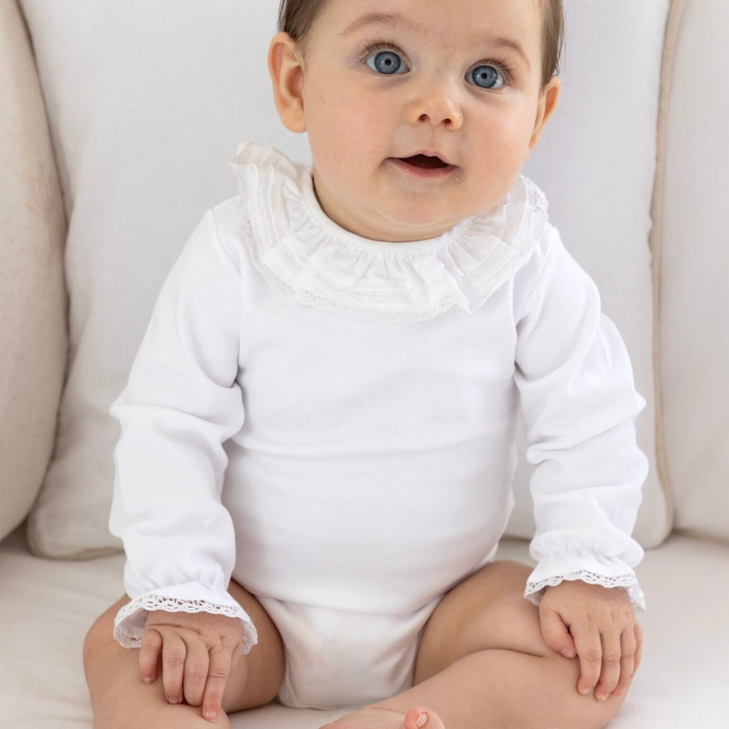 Living Nature Romper Body voor meisjes verkrijgbaar in de maat 1 maand, 3 maanden en 6 maanden.