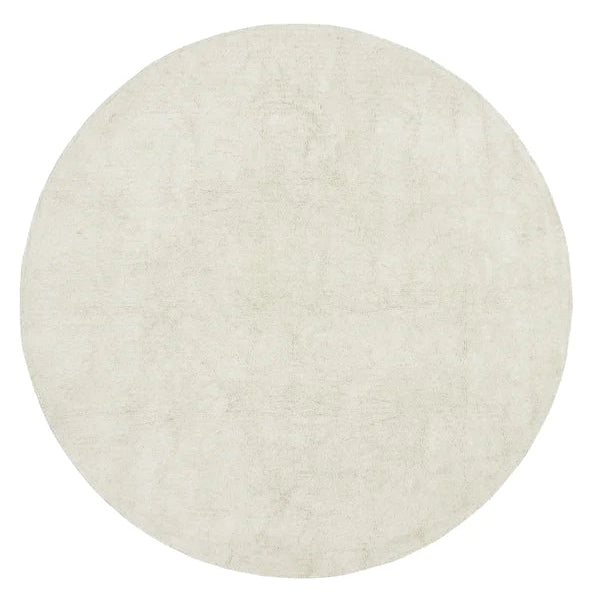 Lorena Canals Machine wasbaar vloerkleed Wol Rond Naturel