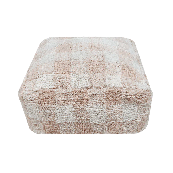 Lorena Canals - Poef - Vichy Rose