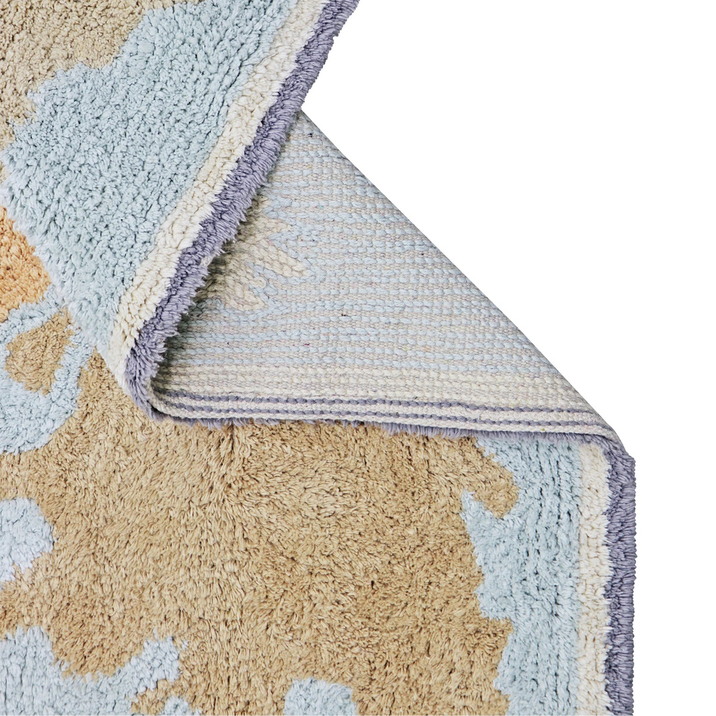 Lorena Canals Machine wasbaar vloerkleed Landkaart