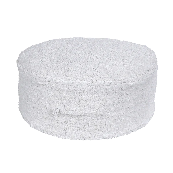 Lorena Canals Poef in de kleur Ivory