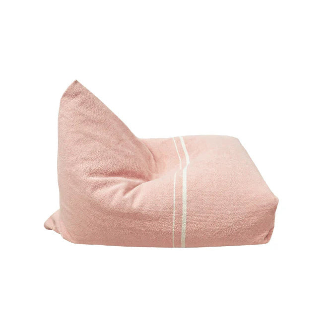 Zitzak poef in een roze kleur van Lorena Canals.