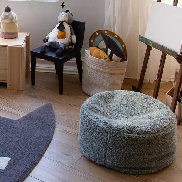 Lorena Canals Poef Vintage Blauw