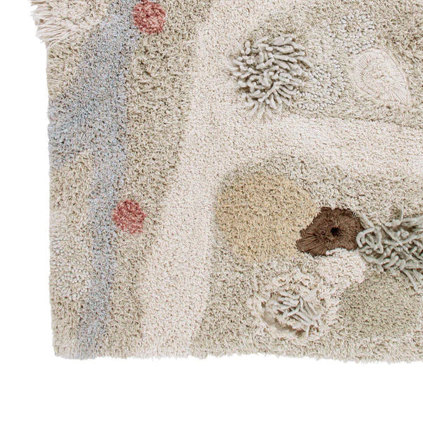 Lorena Canals Machinewasbaar Vloerkleed. Formaat: 120x160cm Thema: Path of Nature