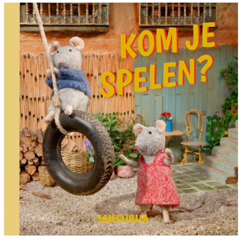 Het prentenboek 'Kom je spelen' van Het Muizenhuis is er nu in een uitvoering gemaakt van stevig karton - handig voor grijpgrage peuterhandjes van de jongste lezers. Ga mee op reis door de charmante kamers en gangen van deze met de hand gemaakte muizenwereld met Sam, Julia en al hun vrienden en familie. 