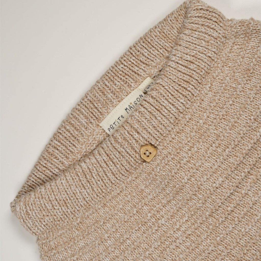 Petite Maison Baby Broekje Beige Outmeal in maat 50,56,62,68,74