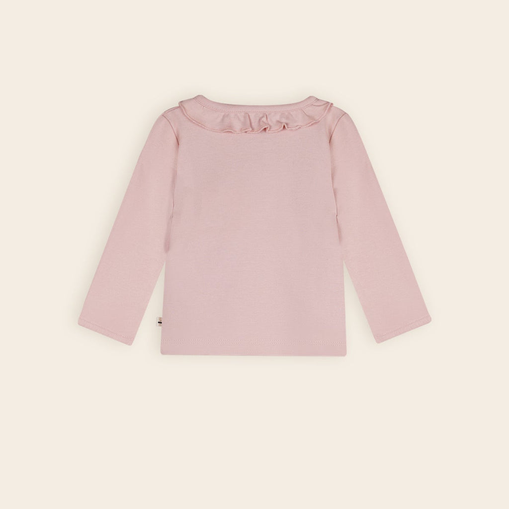 Petite Maison Longsleeve Baby in roze, wit en beige. In maat 50,56,62,68,74