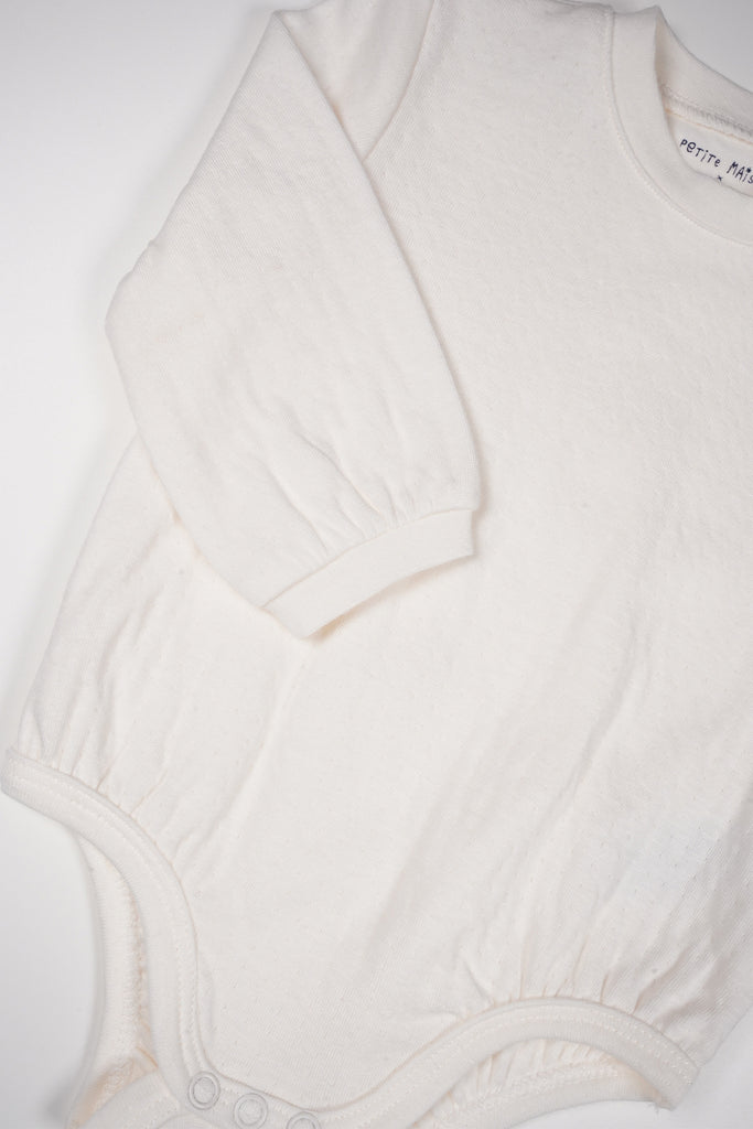 Petite Maison Romper Natural White verkrijgbaar in maat 50-56,62,68,74