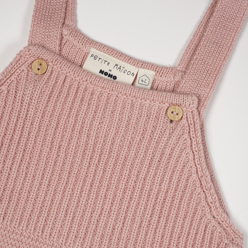 Petite Maison Tuinbroek Baby Pastel Pink verkrijgbaar in maat 50,56,62,68,74