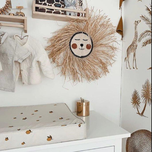 Rotan leeuwtje met gehaakt gezichtje