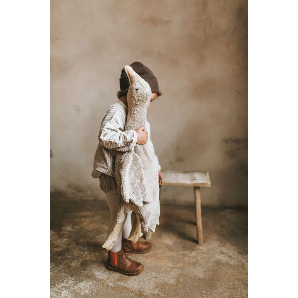 Senger Naturwelt Warmteknuffel Gans Groot Grijs en Wit