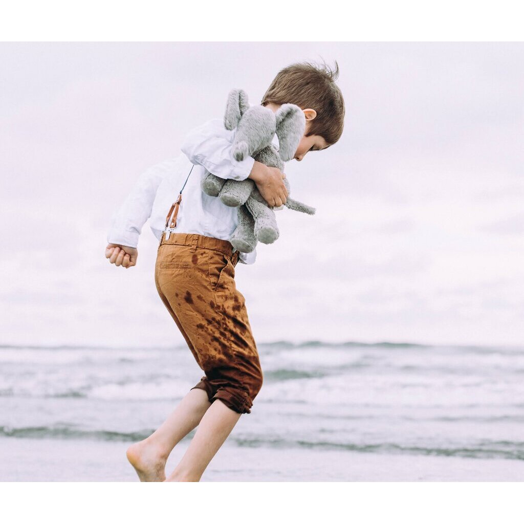 Senger Naturwelt Warmte knuffel Olifant Grijs Groot