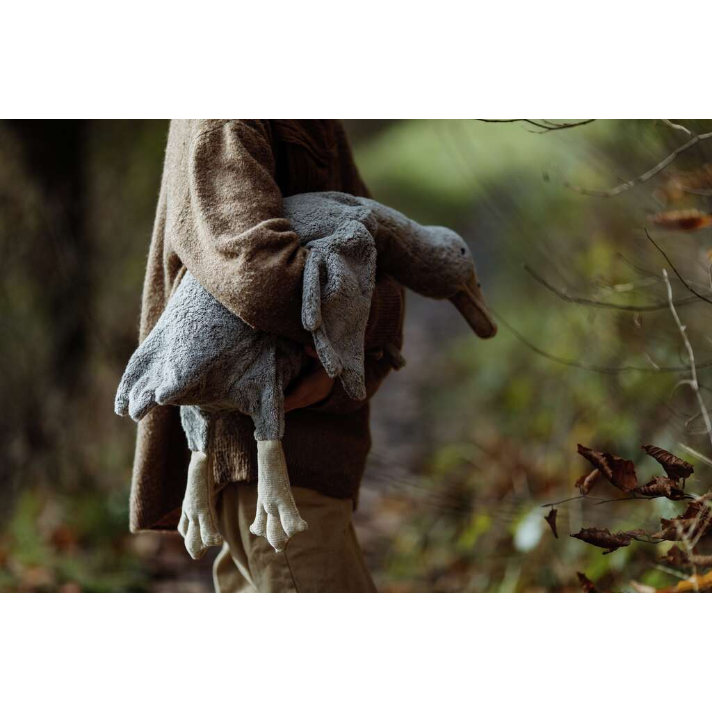 Senger Naturwelt Warmteknuffel Gans Groot Grijs en Wit