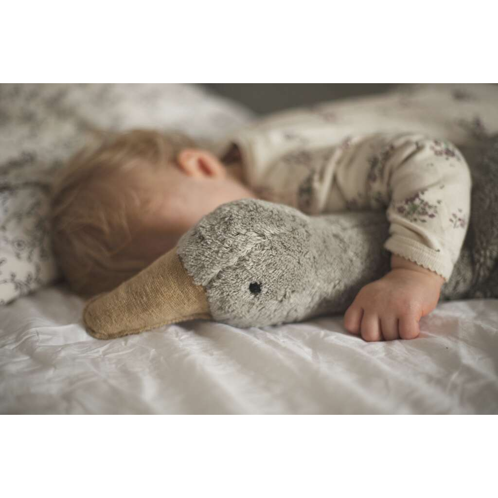 Senger Naturwelt Warmteknuffel Gans Groot Grijs en Wit