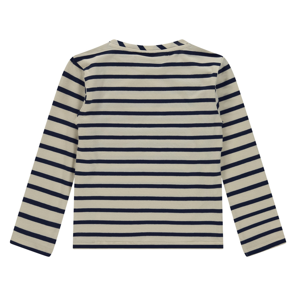 Stains & Stories - Boys - Long sleeve - Blue Stripe in maat 92,98,104,110,116