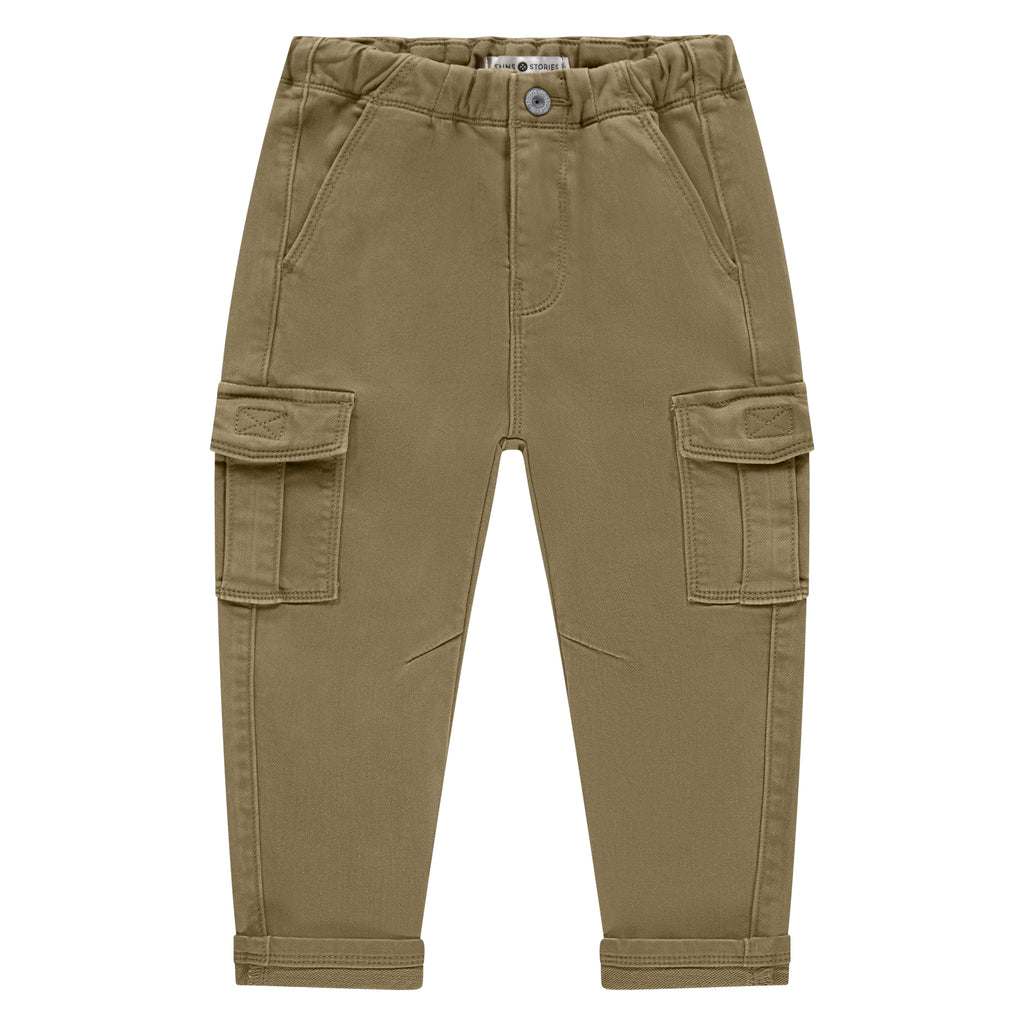 Stains & Stories Boys Pants Wide Fit Camel maat 92,98,104,110,116