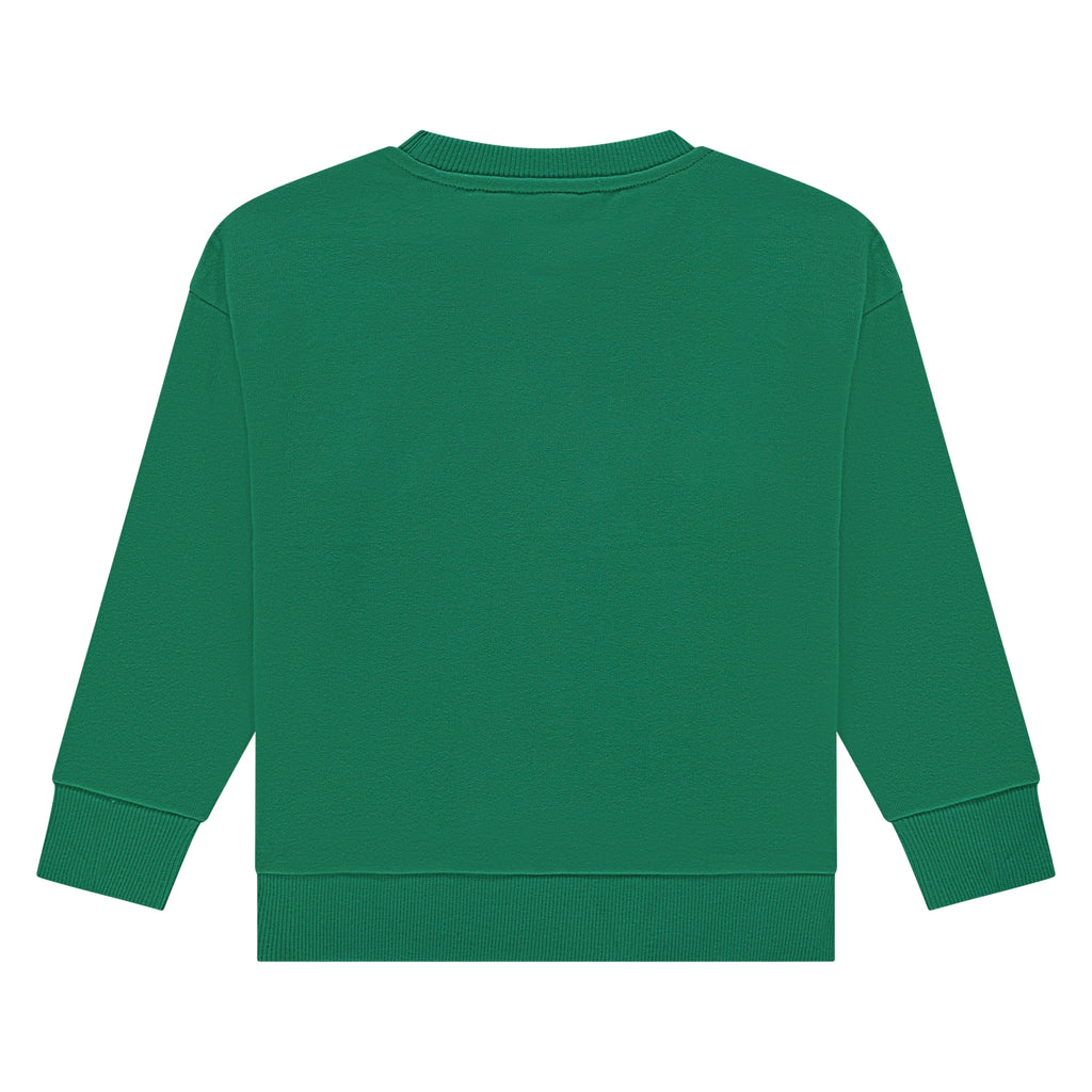 Stains & Stories Boys Sweater Grass Groen in maat 92,98,104,110,116
